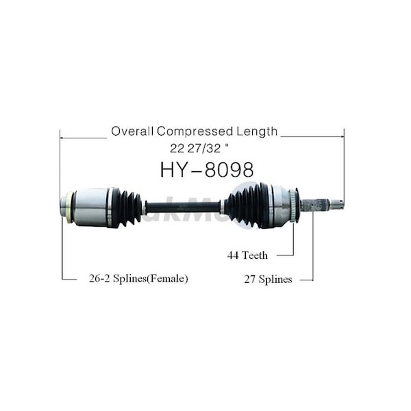 Surtrack Axle Cv Axle Shaft, Hy-8098 HY-8098 - main